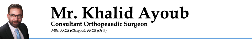 Specialist Shoulder, Knee and Elbow Surgery - Sports Injury Clinic in Glasgow. Khalid Ayoub Consultant Orthopeaedic Surgeon